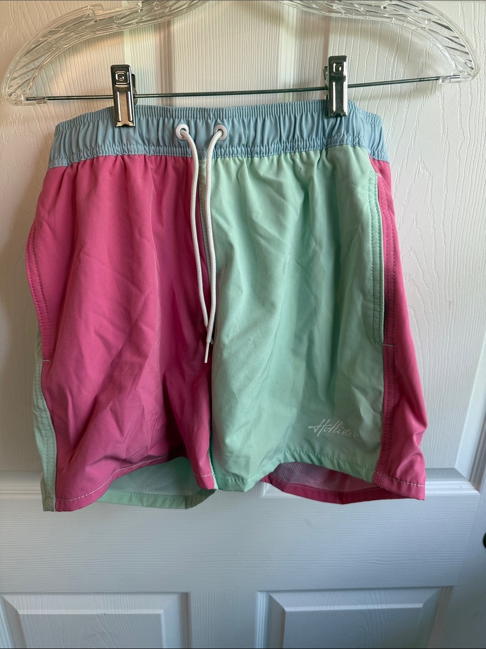 Men’s XS Swim Shorts - Pink & Mint
